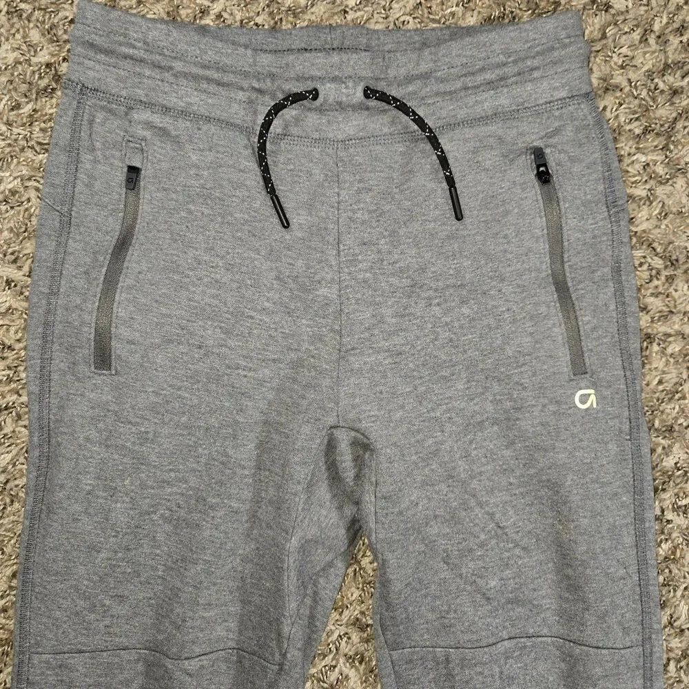 Boys GapFit Sweat Suit XL Gray Full Zip Hoodie Jogger Pants 2 Piece Set Gap Fit